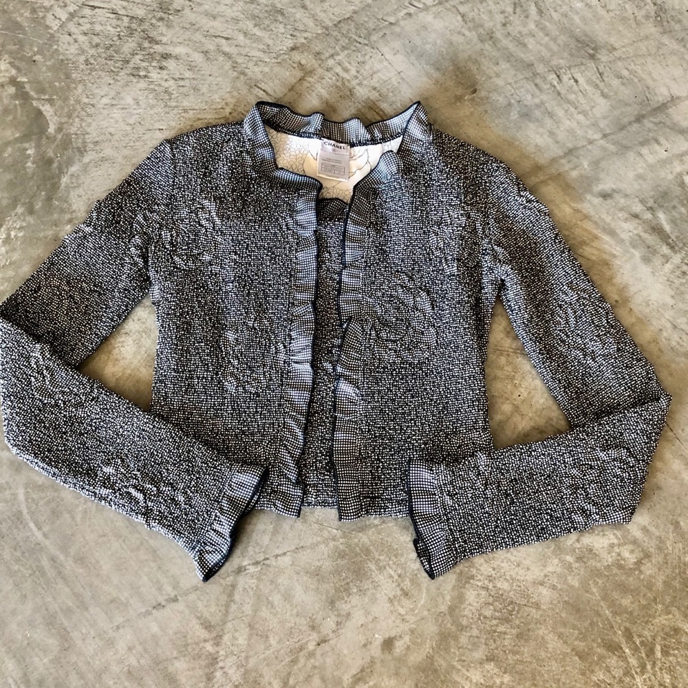 Stunning and rare Chanel cami/cardigan set!